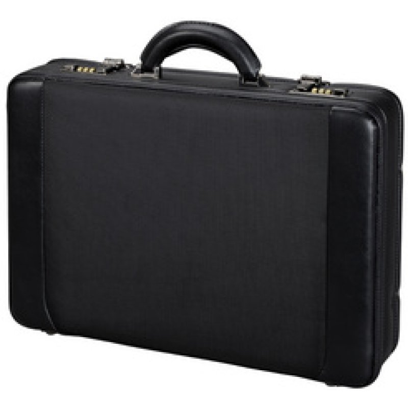 Alassio Attaché-case "MODICA", similicuir / nylon, noir
