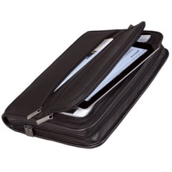 Alassio Serviette classeur "CARPO", A4, cuir nappa, noir