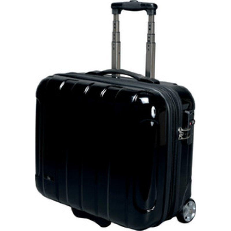 JSA Valise à roulettes pour Business Trolley Overnight, noir