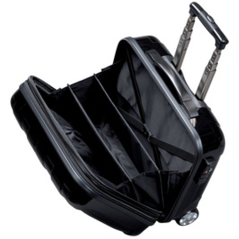 JSA Valise à roulettes pour Business Trolley Overnight, noir