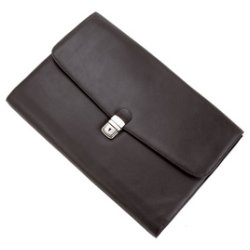 Alassio Porte-documents "UDINE", similicuir, noir