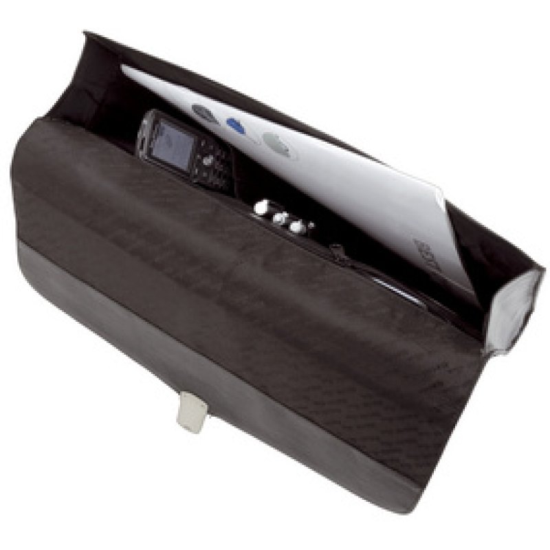 Alassio Porte-documents "UDINE", similicuir, noir