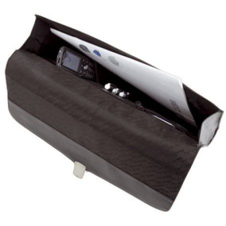 Alassio Porte-documents "UDINE", cuir, noir