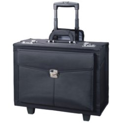 Alassio Valise pour pilote "ROCCA II", microfibre, noir
