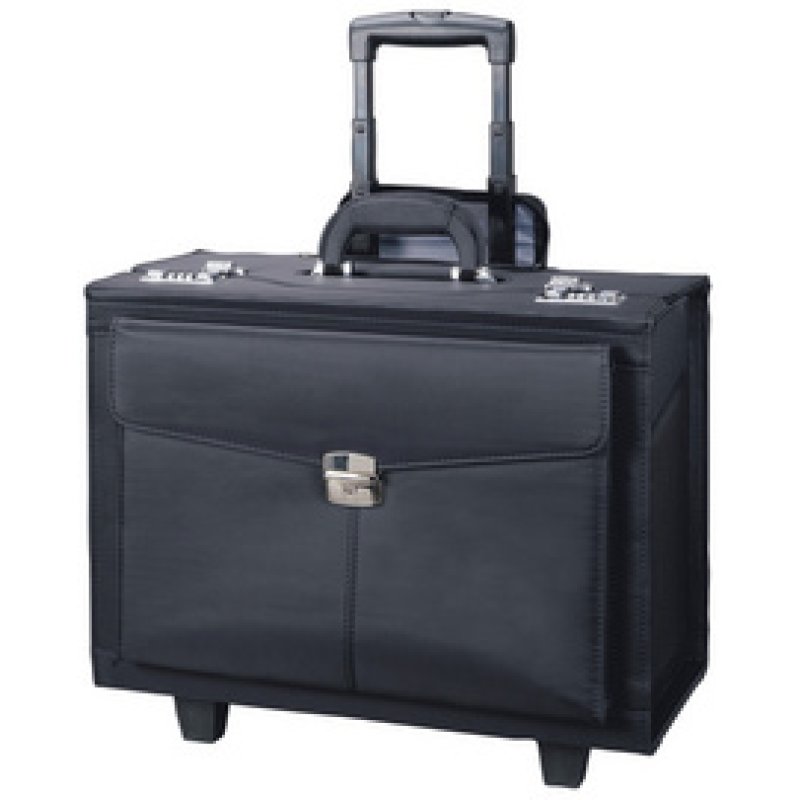 Alassio Valise pour pilote "ROCCA II", microfibre, noir