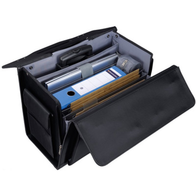 Alassio Valise pour pilote "ROCCA II", microfibre, noir