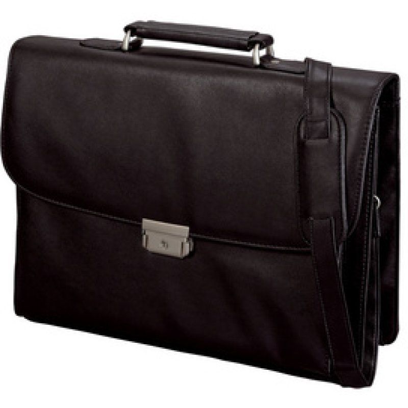 Alassio Porte-documents "CANTANA", similicuir, noir