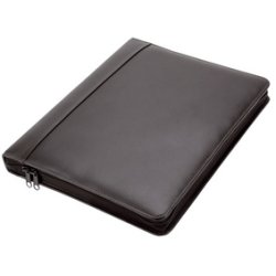 Alassio Serviette classeur "MONZA", A4, similicuir, noir