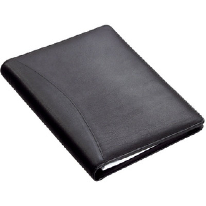 Alassio Serviette classeur "BENACO", A5, similicuir, noir