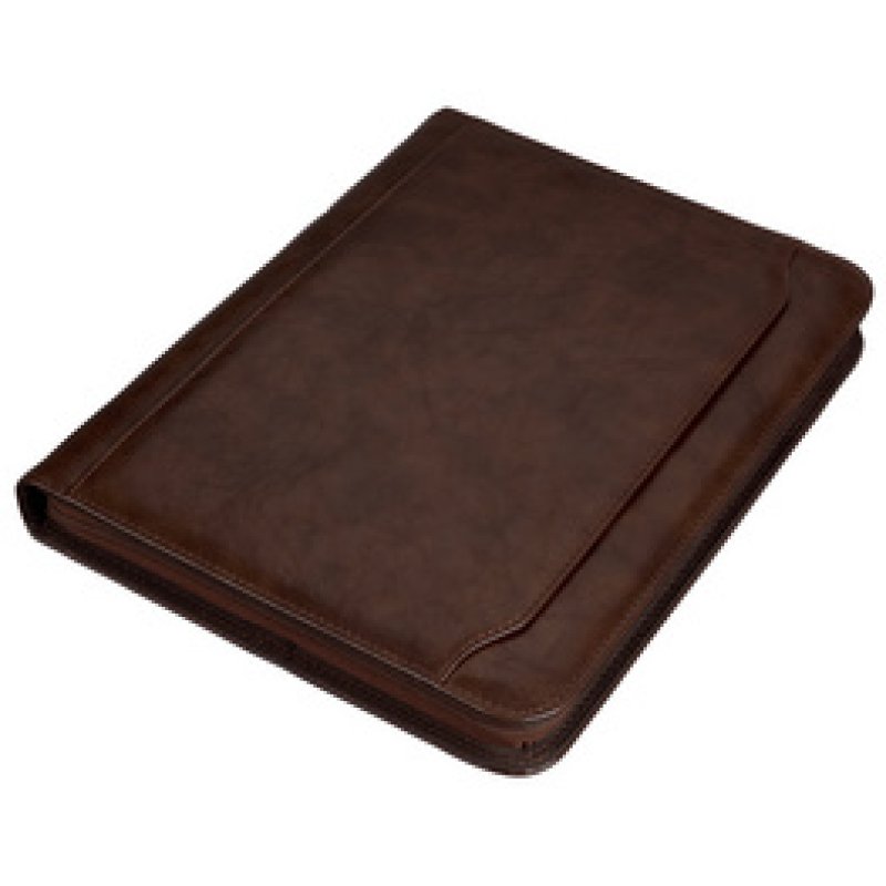 Alassio Serviette classeur "MASSA", A4, similicuir, noir