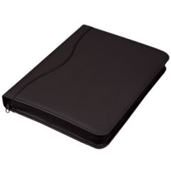 Alassio Serviette classeur "RONDO", A4, similicuir, noir