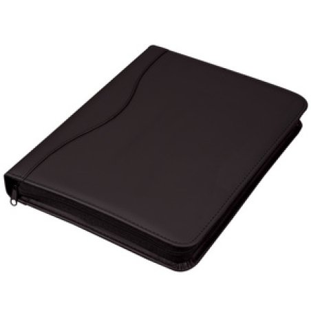 Alassio Serviette classeur "RONDO", A4, similicuir, noir