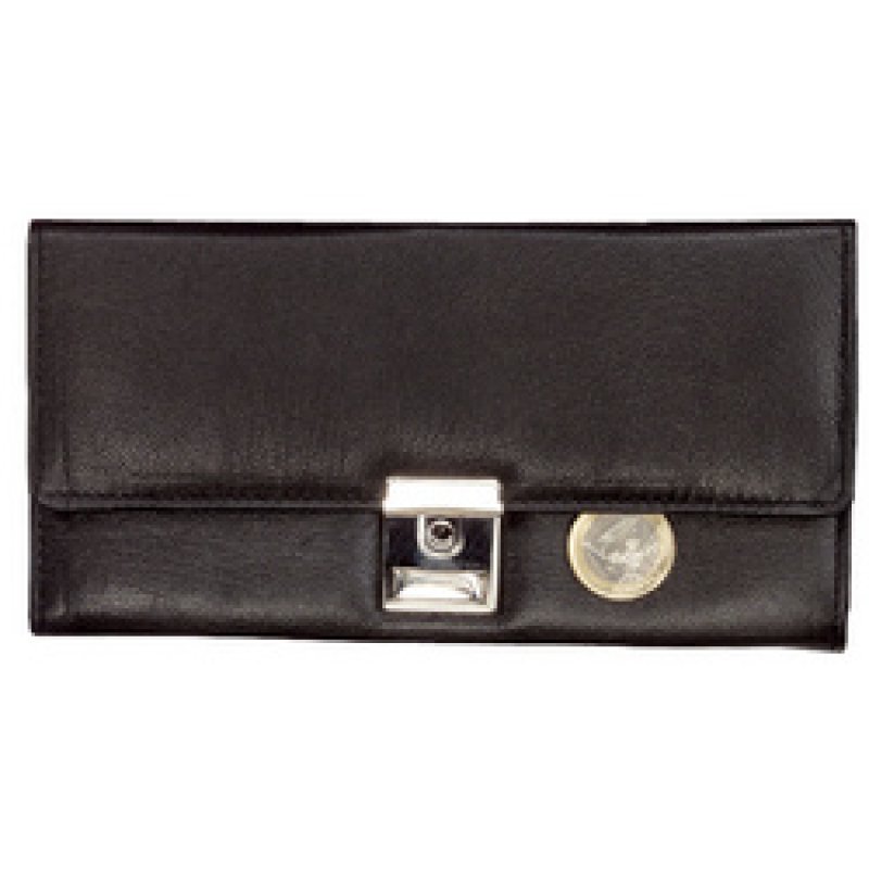 Alassio Portefeuille de serveur, en cuir, noir