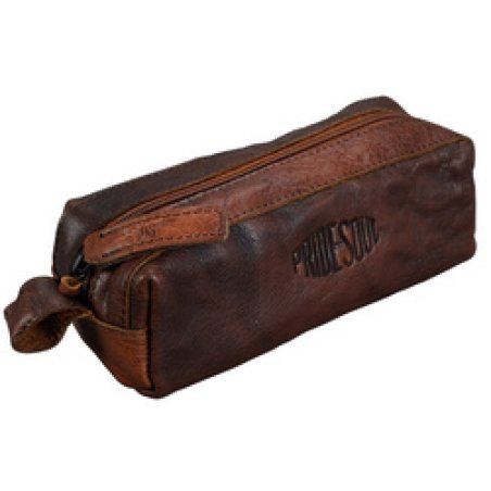 PRIDE&SOUL Trousse, cuir, marron foncé