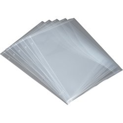 Alassio Pochettes de rechange pour classeur à anneaux, A4