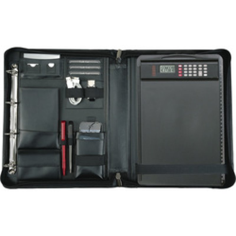 Alassio Organiseur conférencier "CESENA", A4, cuir, noir