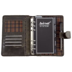 bind Terminplaner Modell 10101-1, A6, ohne Kalender, braun