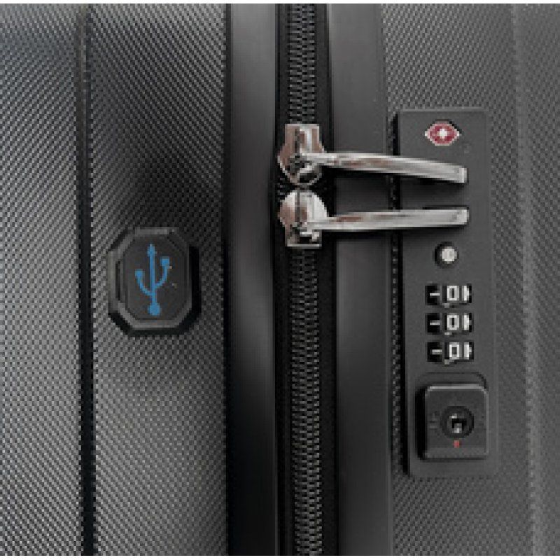 JSA Trolley de voyage & business "2 en 1", noir