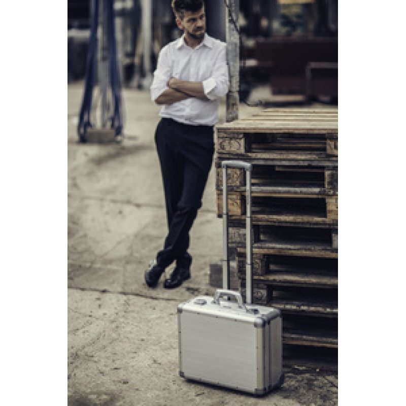 ALUMAXX Trolley pour déplacements d'affaires "GALAXY", noir