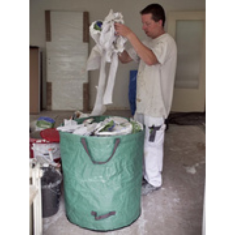 TerCasa Sac à végétaux, 272 litres, en polypropylène, vert