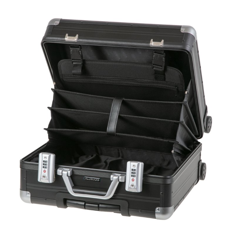 Alumaxx GEMINI Chariot Casque à coque dure Noir Aluminium