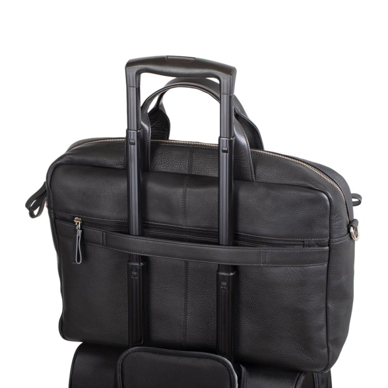 Alassio TIBER 38.1 cm (15") Briefcase Black