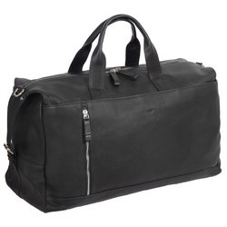 Alassio Sac de voyage "Weekender TORO", en cuir, noir