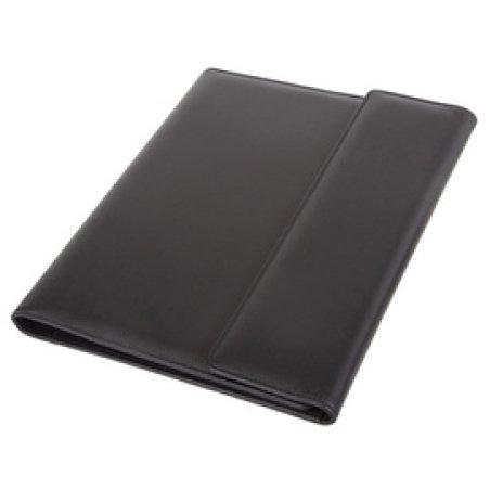 Alassio Classeur à anneaux SALVO, A4, simili cuir, noir