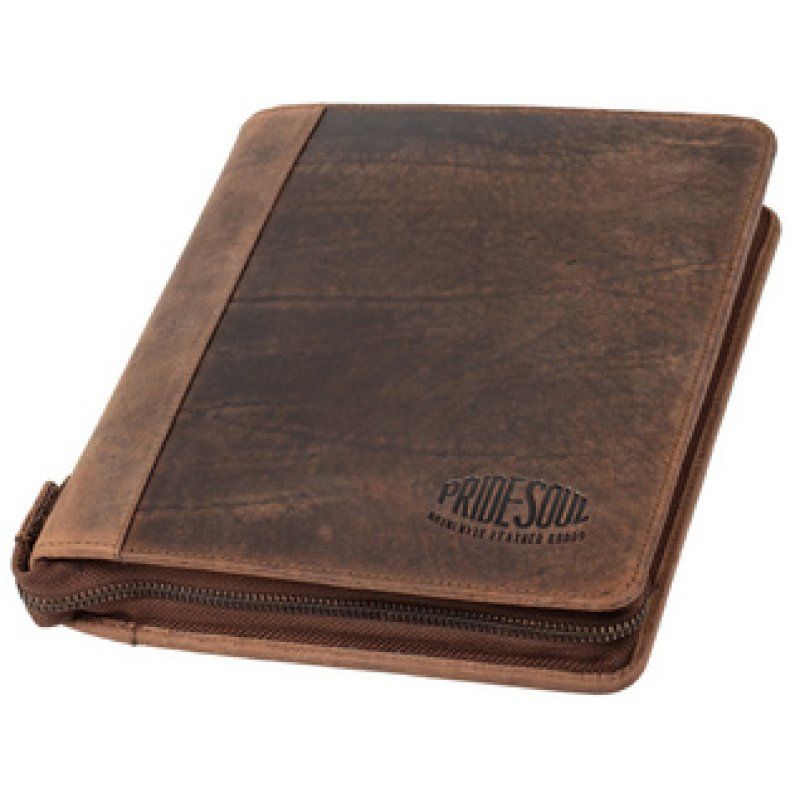 PRIDE&SOUL Organiseur CHARON, en cuir, marron