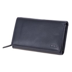 MIKA Portefeuille pour dames, en cuir, multicolore