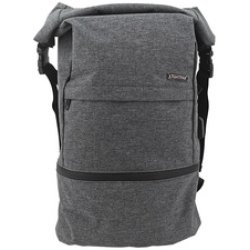 LiGHTPAK Sac à dos pour PC portable, polyester 600D, gris