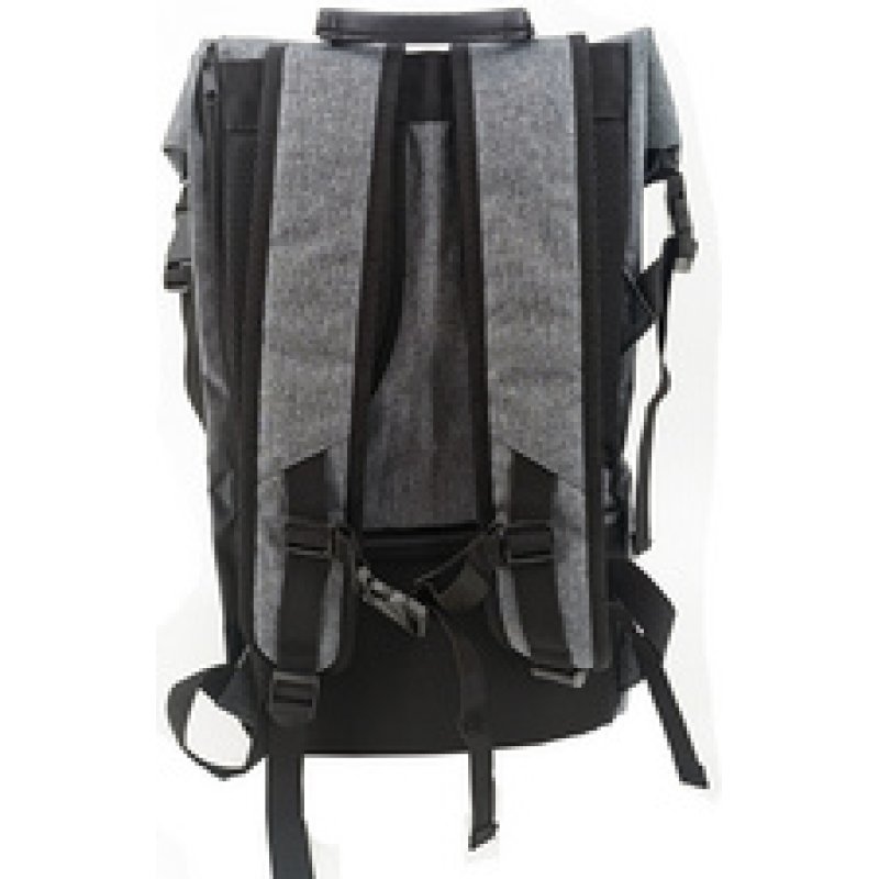LiGHTPAK Sac à dos pour PC portable, polyester 600D, gris