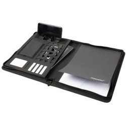 STOP Conférencier rPET PALAU, A4, PET recyclé, anthracite