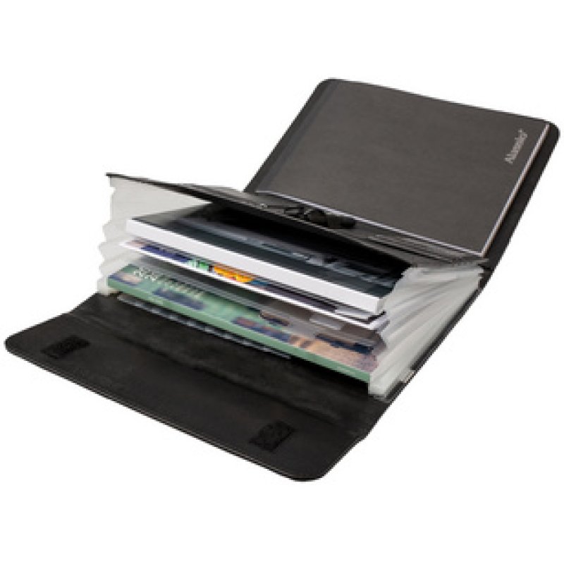 STOP Trieur rPET BALI, A4, PET recyclé, anthracite