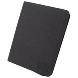 STOP Porte-documents rPET GUAM, A4, PET recyclé, anthracite