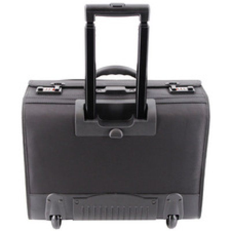 STOP Valise pour pilotes rPET SAMAR, PET recyclé, noir