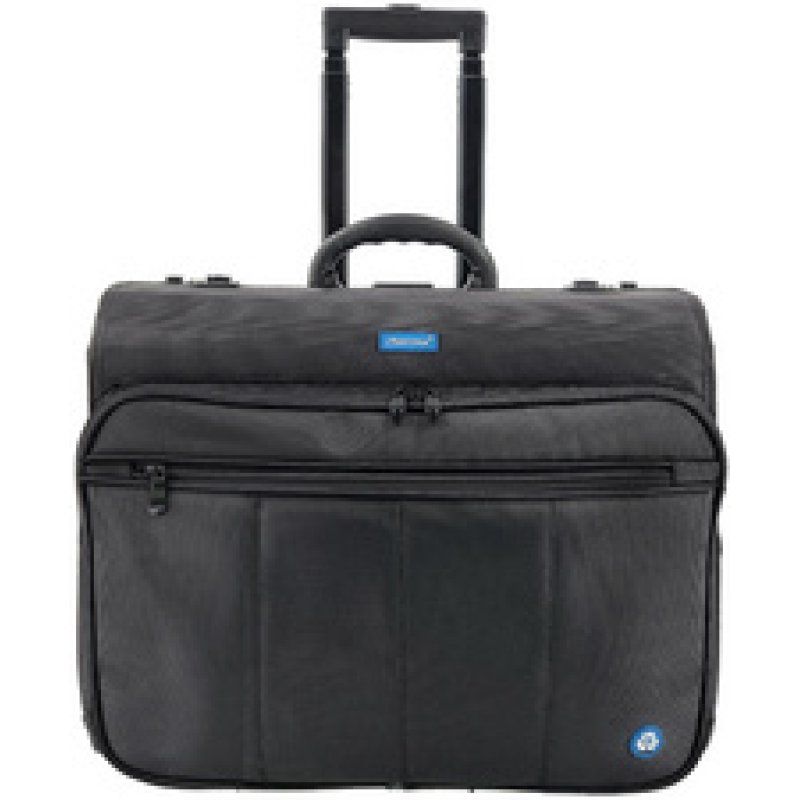 STOP Valise pour pilotes rPET SAMAR, PET recyclé, noir