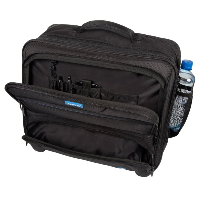 Lightpak 46215 laptop case 43.2 cm (17") Briefcase Black