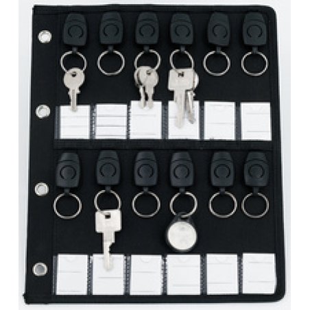 STOP Intercalaire porte-clés RPET TIMOR, A4, pour classeur