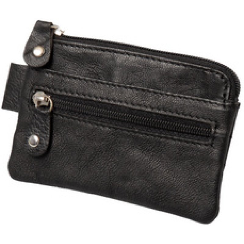 Alassio Étui pour clés, en cuir, marron