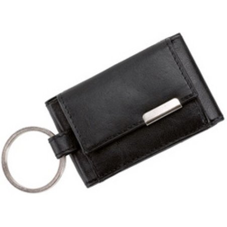 Alassio Mini porte-monnaie avec ornement métallique, noir