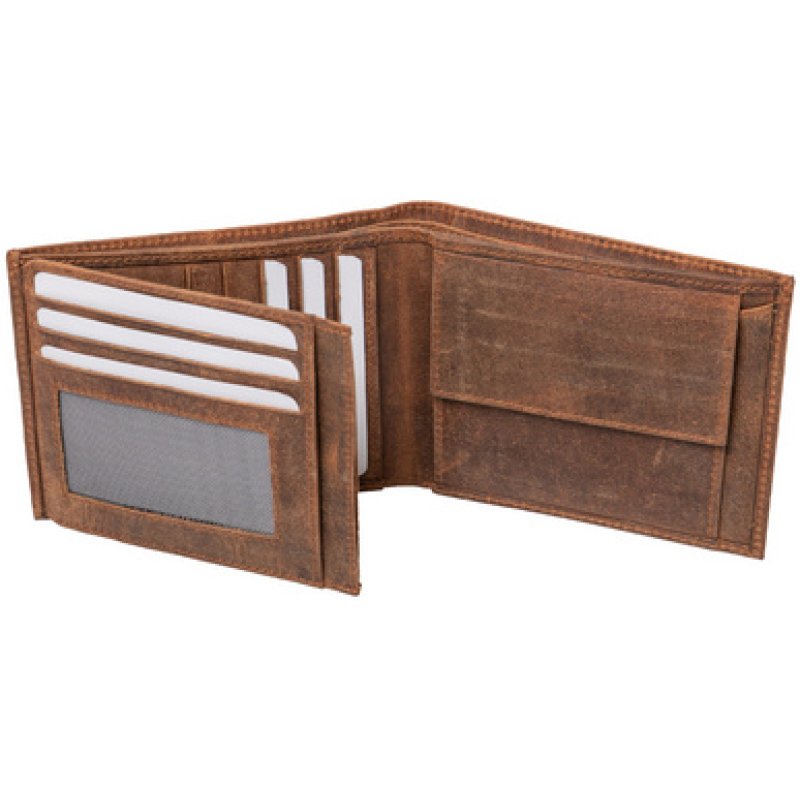 Alassio Portefeuille, format paysage, en cuir, noir