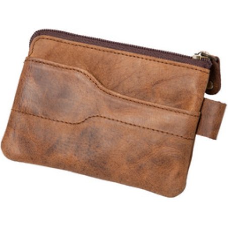 Alassio Étui pour clés, en cuir, noir