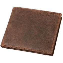 Alassio Portefeuille, format paysage, en cuir, marron