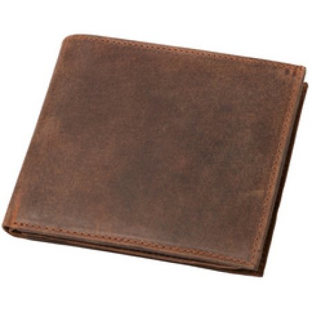 Alassio Portefeuille, format paysage, en cuir, marron