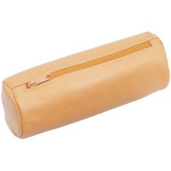 Alassio Trousse ronde XXL, en cuir, naturel