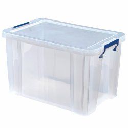 Fellowes Boîte de rangement ProStore, 26 litres, transparent
