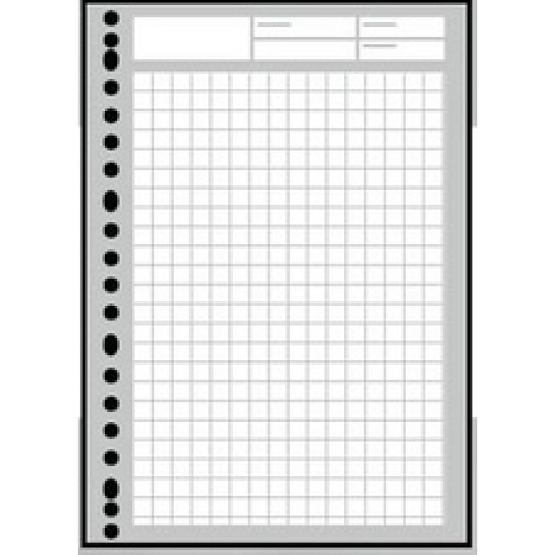 LANDRÉ Bloc business avec spirale sur la longueur, A4,