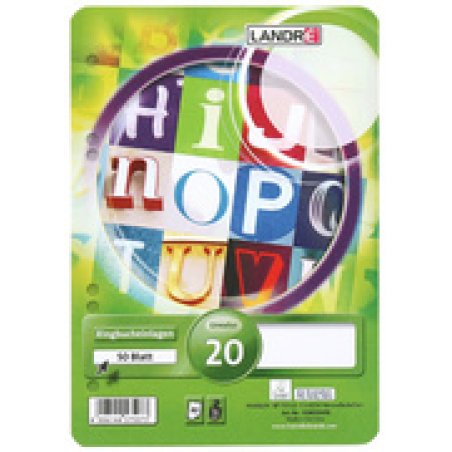 LANDRÉ Feuillets mobiles "pro terra", A5, quadrillé