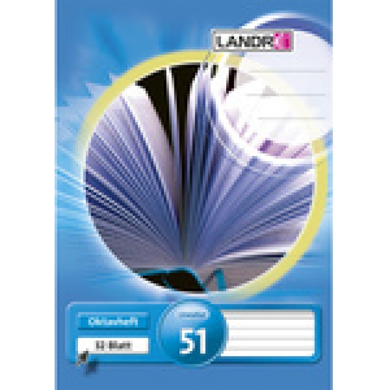LANDRÉ cahier octave format A6, ligné, 70 g/m2, 64 pages